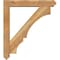 Ekena Millwork Balboa Arts and Crafts Rough Sawn Bracket w/ Offset Brace, Western Red Cedar, 6"W x 34"D x 38"H BKT0604X34X38BOA03RWR - alternate 4